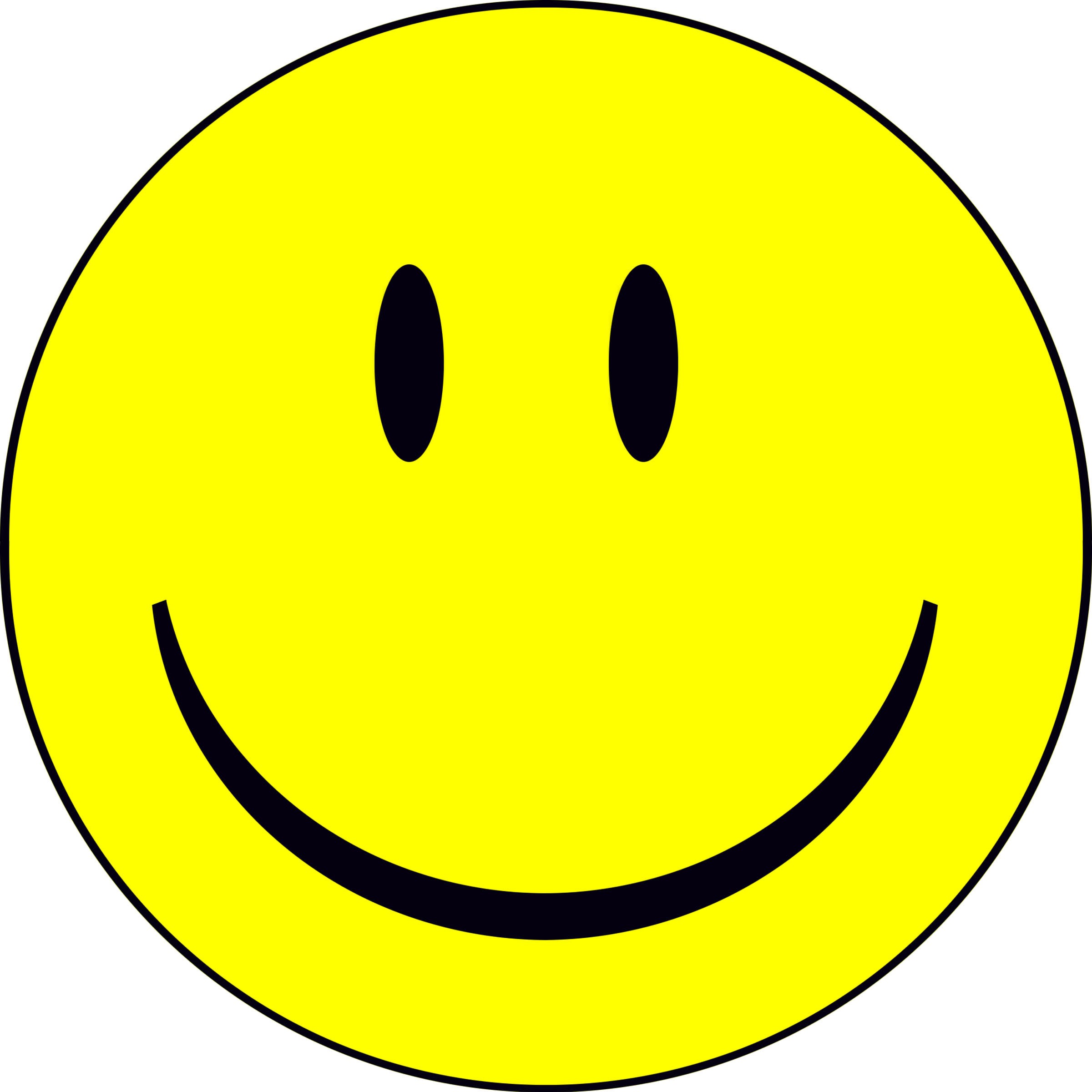 Happy face clipart smiley