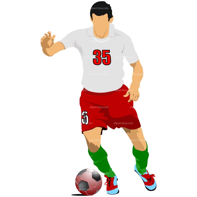 Clipart Soccer Player Royalty - Clipart Soccer Player