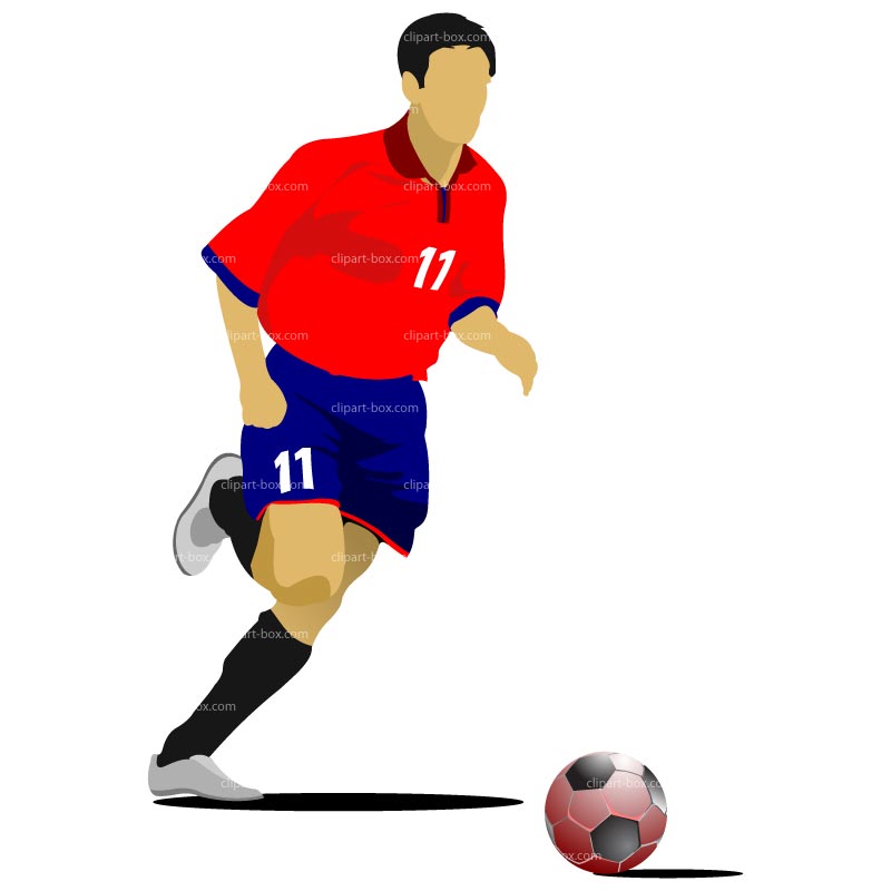 Clipart Soccer Player Royalty Free Vector Design