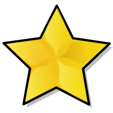 clipart star - Gold Star Clipart Free