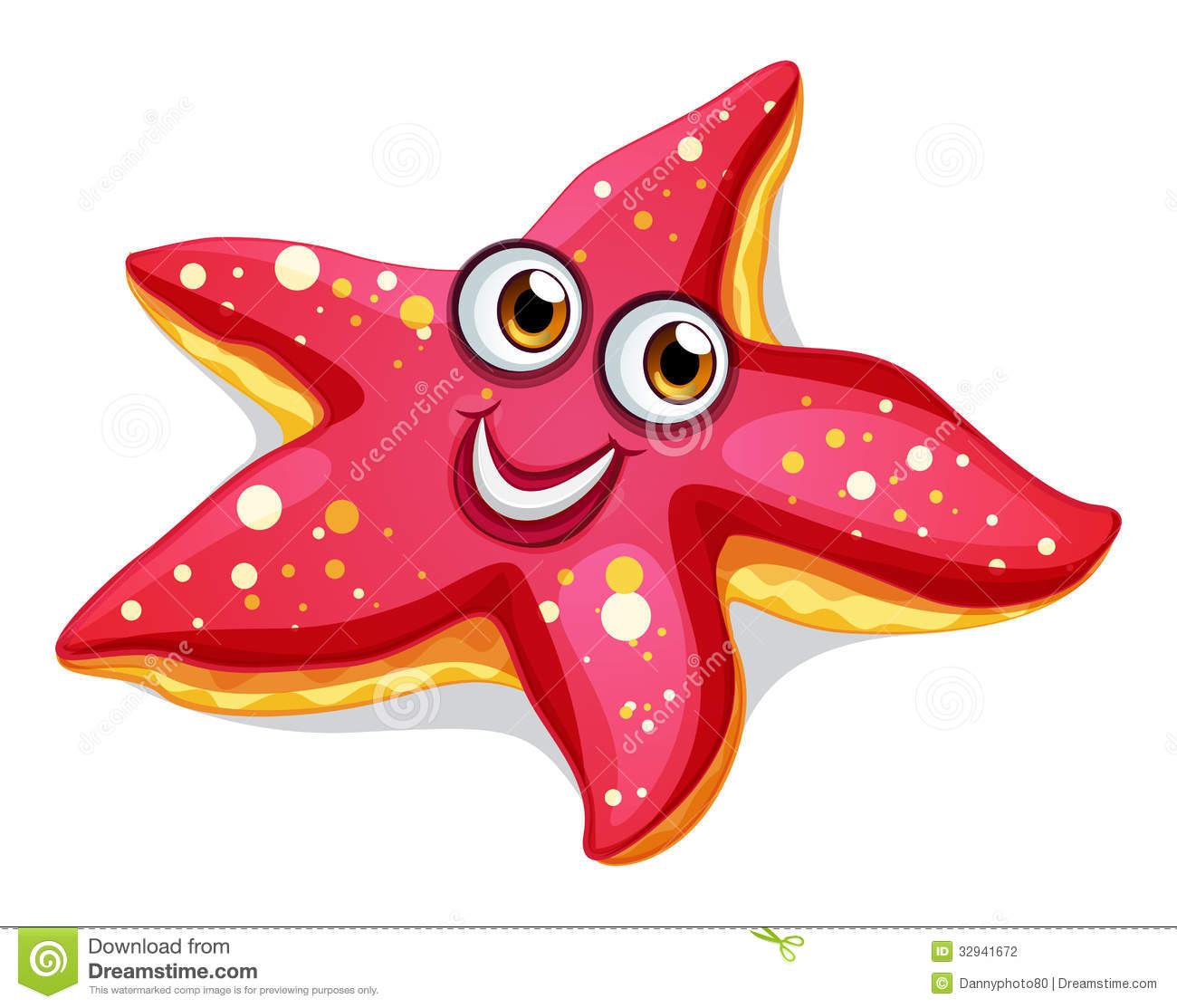 Clipart starfish - ClipartFest