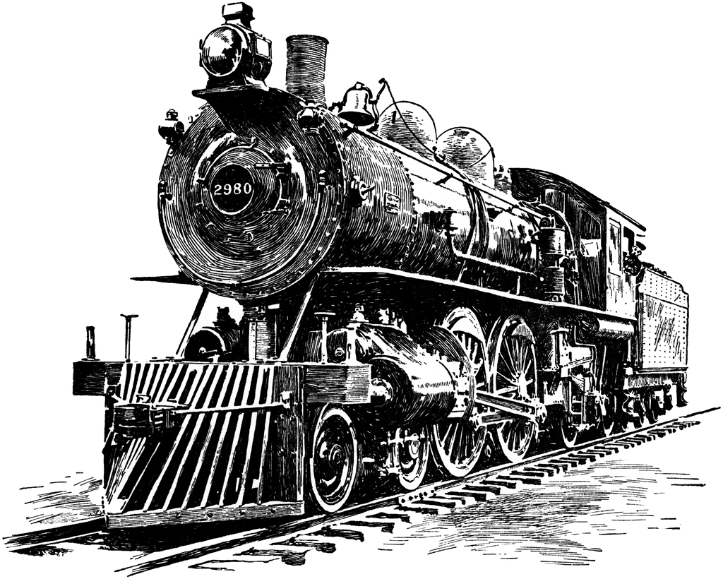 clipart steam train