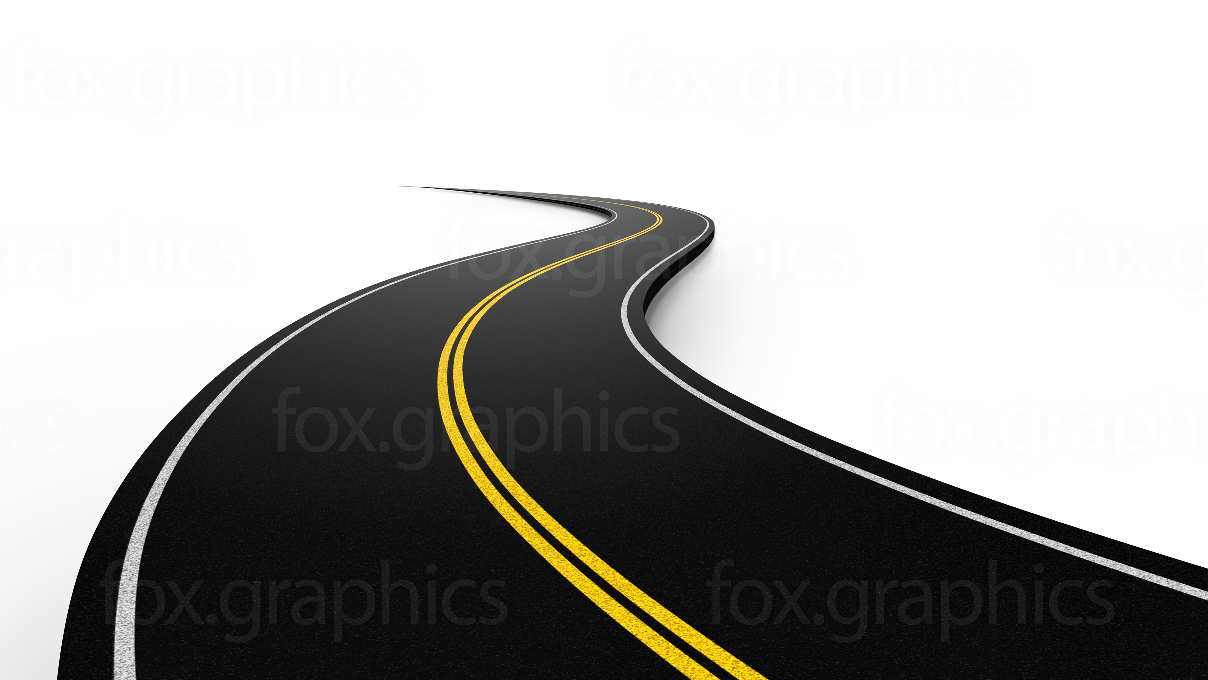 Clipart Straight Road . - Winding Road Clip Art