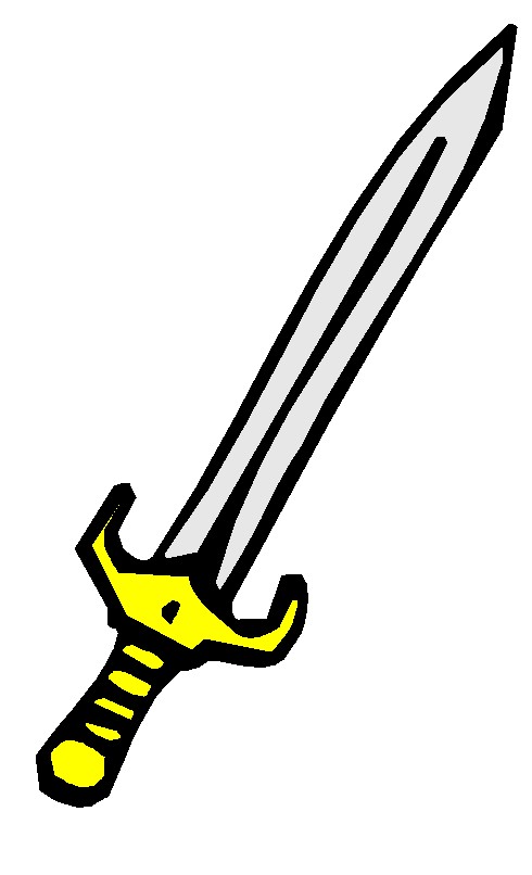 sword and shield clipart