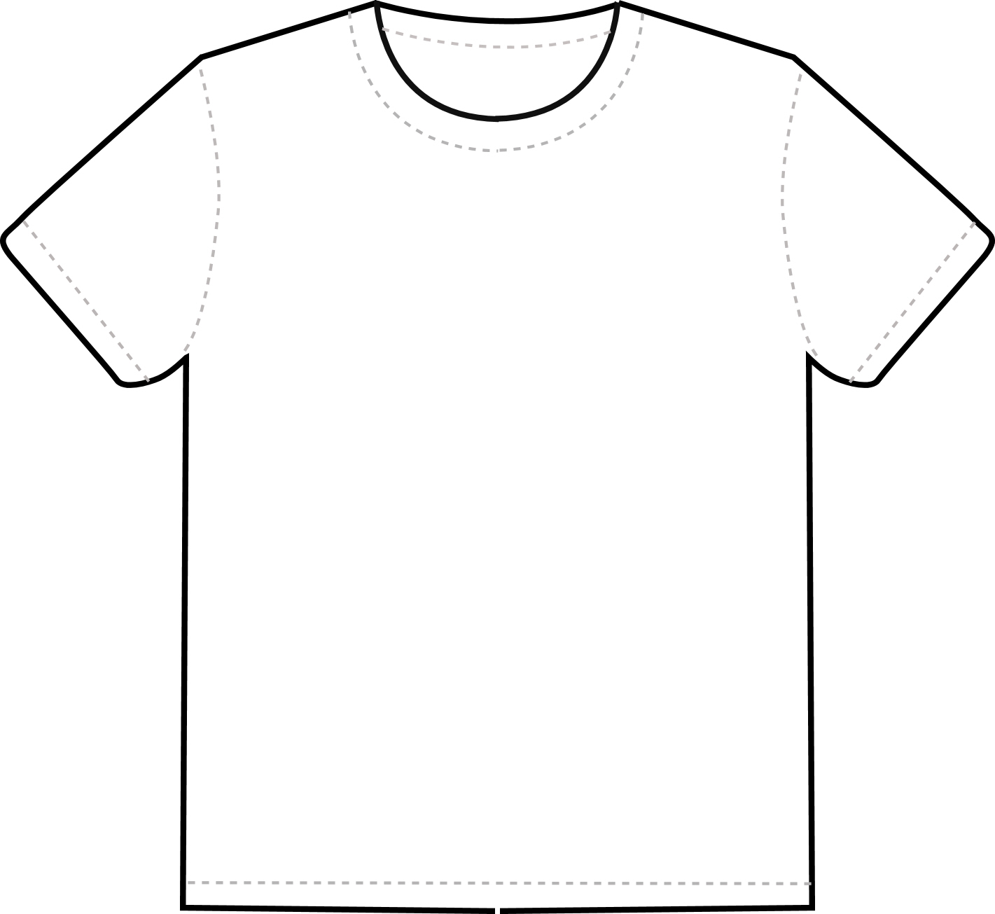 T shirt blank shirt clip art 