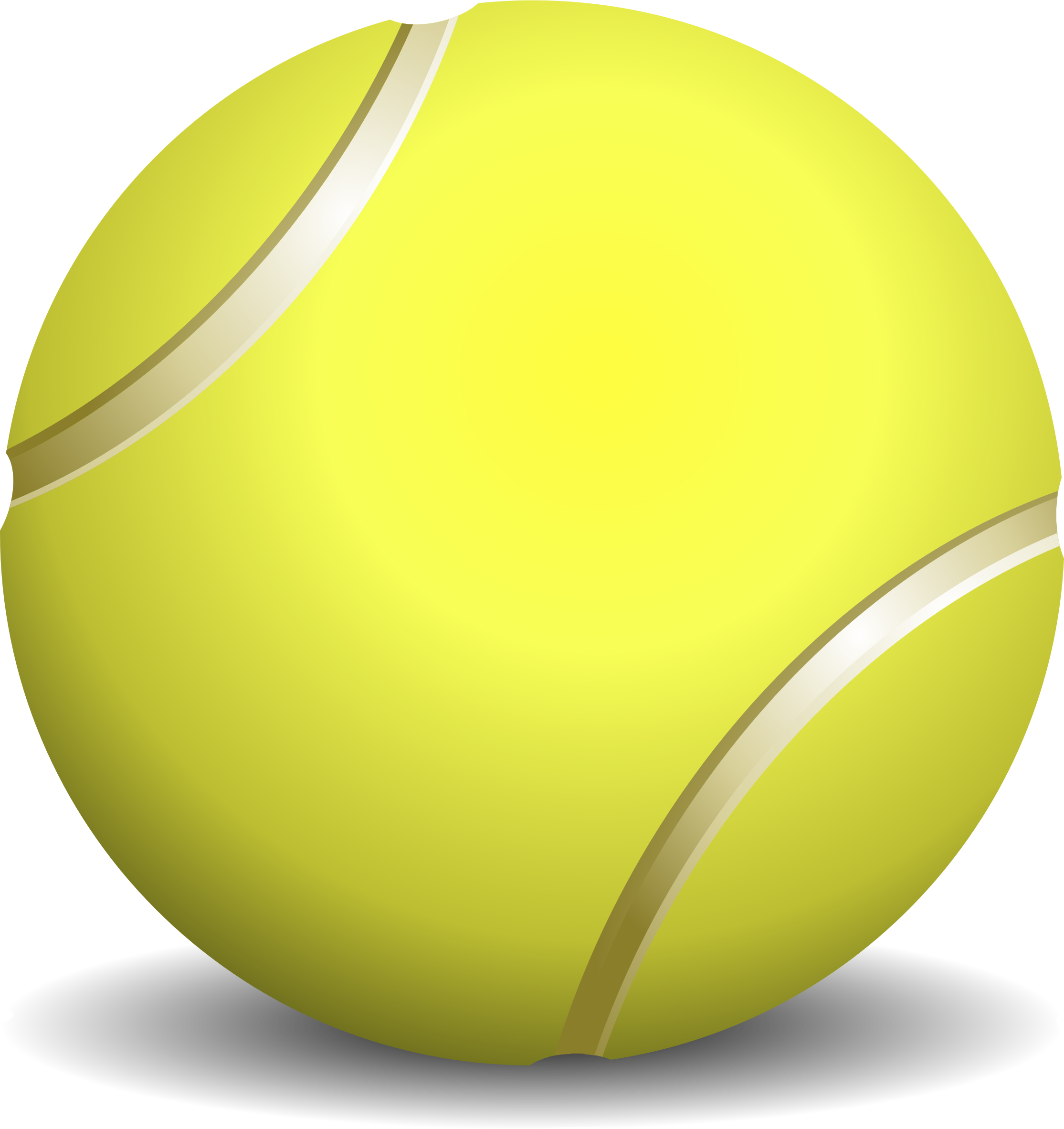 Picture of tennis ball clipar