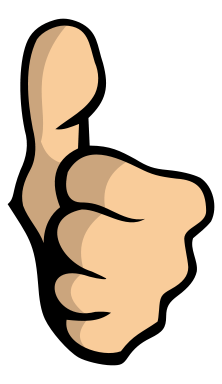 Thumbs up clipart free free c