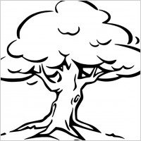 clipart tree - Tree Clipart Black And White