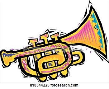 Clipart trumpet kid