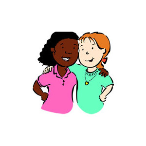 Clipart two friends - Clipart Of Friends