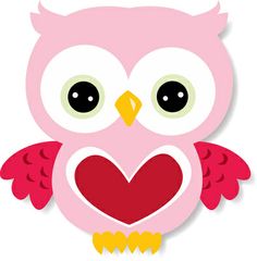 Clipart Valentine Owl More Ch - Baby Owl Clipart