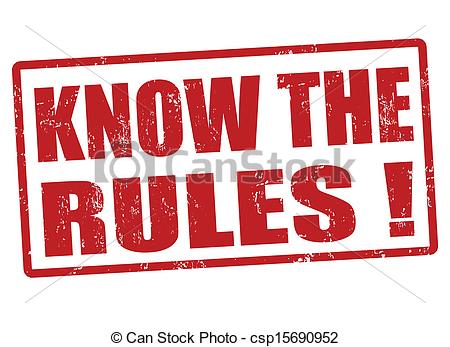 Clipart Vector Of Know The Rules Stamp Know The Rules Red Grunge