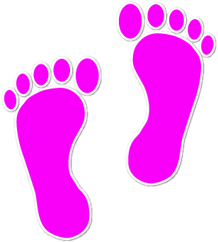 clipart walking feet - Walking Feet Clip Art