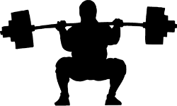 Clipart weightlifting - ClipartFest