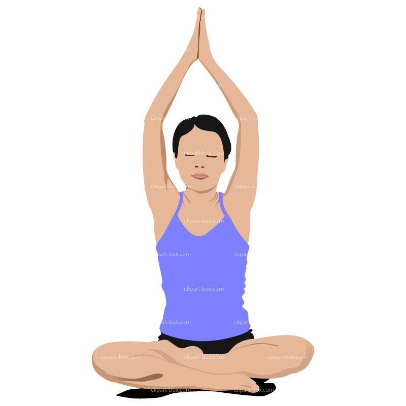 Clipart Yoga Position Royalty Free Vector Design