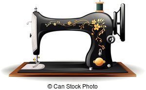Clipartby amalga9/1,880; Sewing machine - Close up classic design of sewing machine