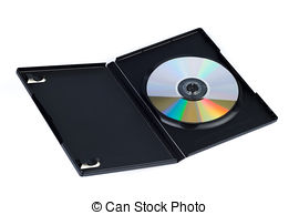 Clipartby login0/4; CD case - open dvd or cd case with blank disk