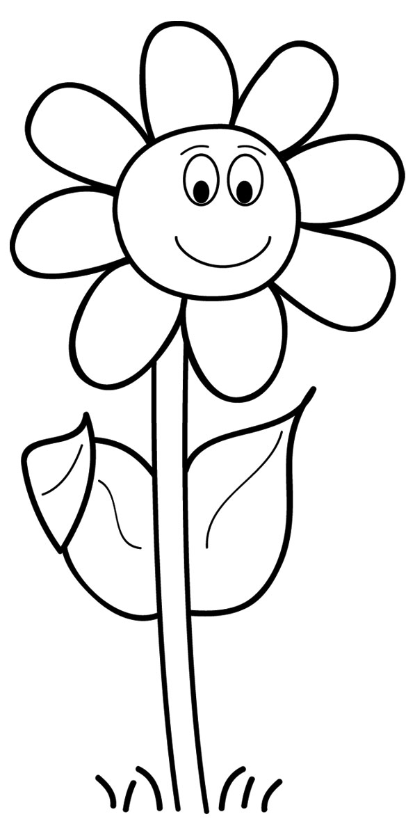 Cliparti1 Flower Clipart Blac - Black And White Clipart Flowers