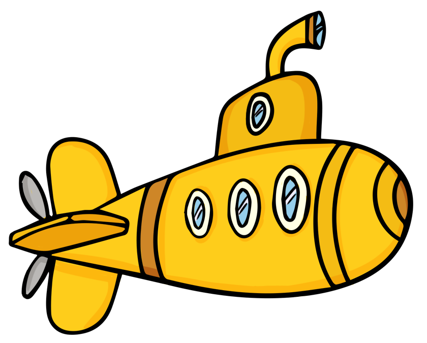 Clipartlord Com Exclusive This Cute Cartoon Submarine Clip Art Is