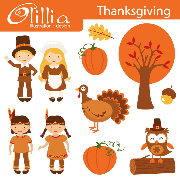 Happy Thanksgiving Turkey Cli