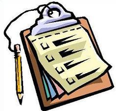 clipboard with attached penci - Clipart Clipboard