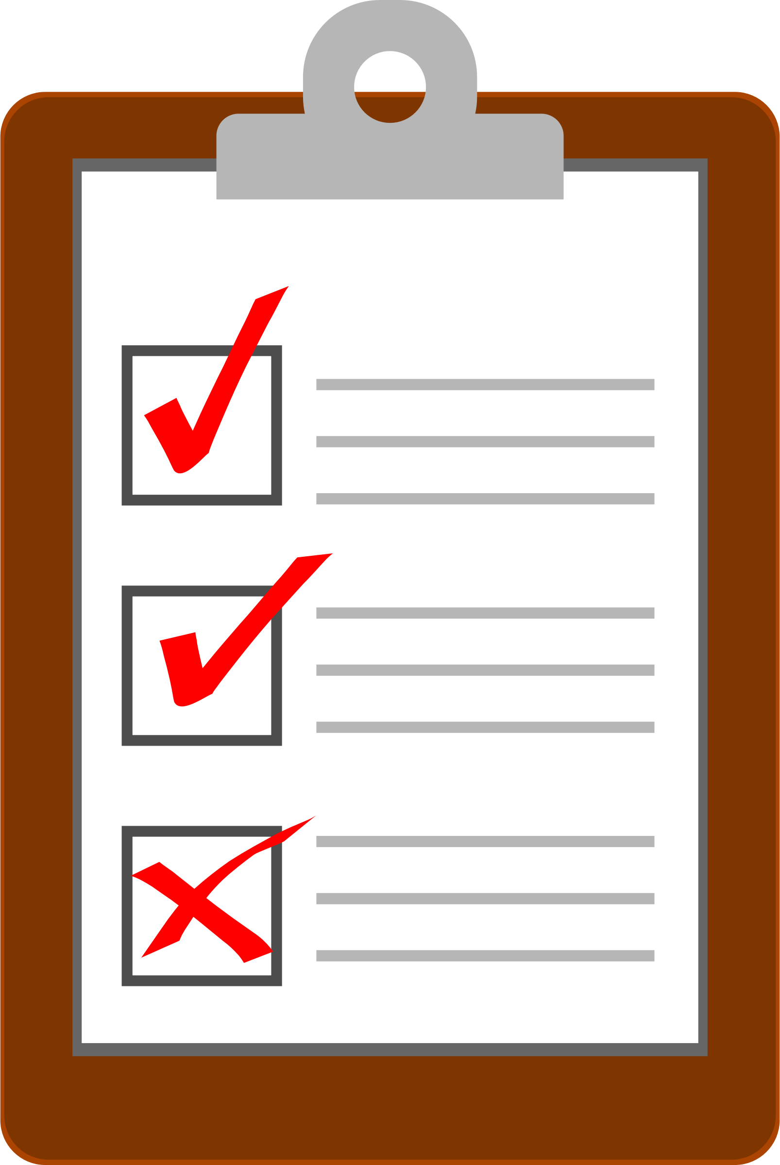 clipboard with attached pencil ... BIG IMAGE (PNG)