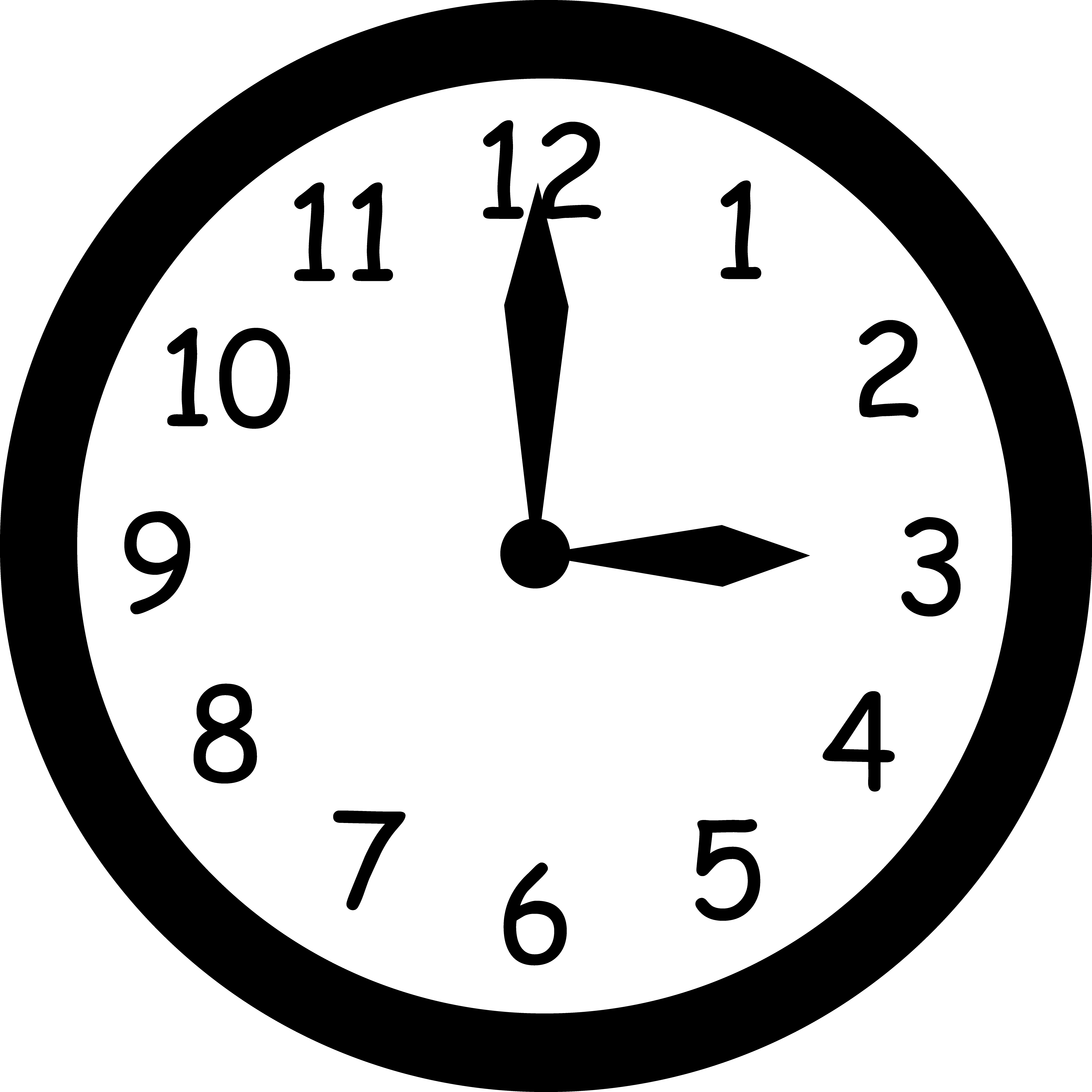 Table Clock Clip Art. 1bc4107