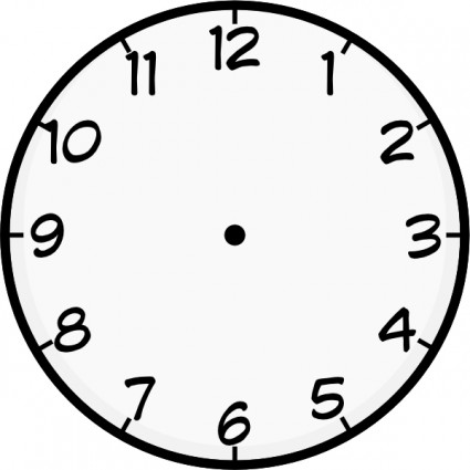 Table Clock Clip Art
