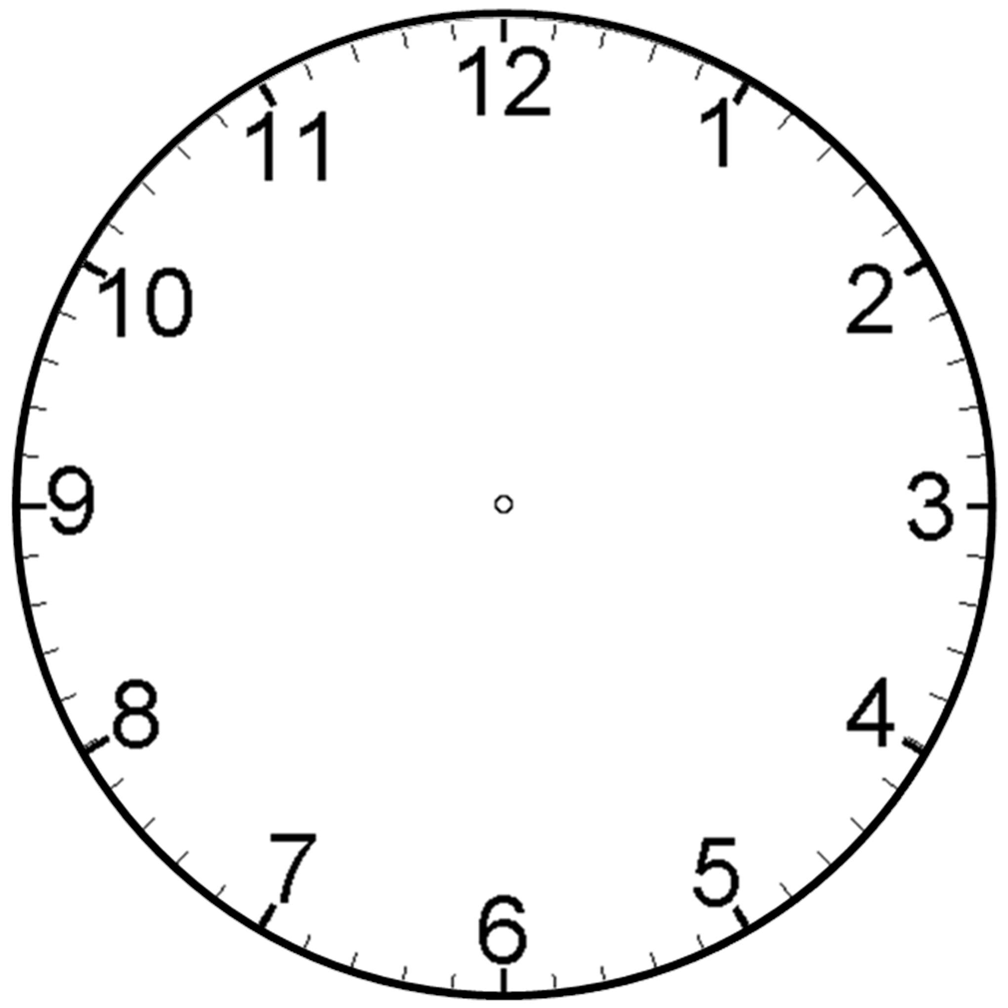 Images For Blank Analog Clock