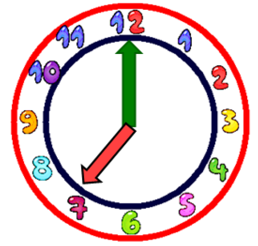 Factory Time Clock Clipart #1
