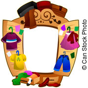 clothing rack clipart