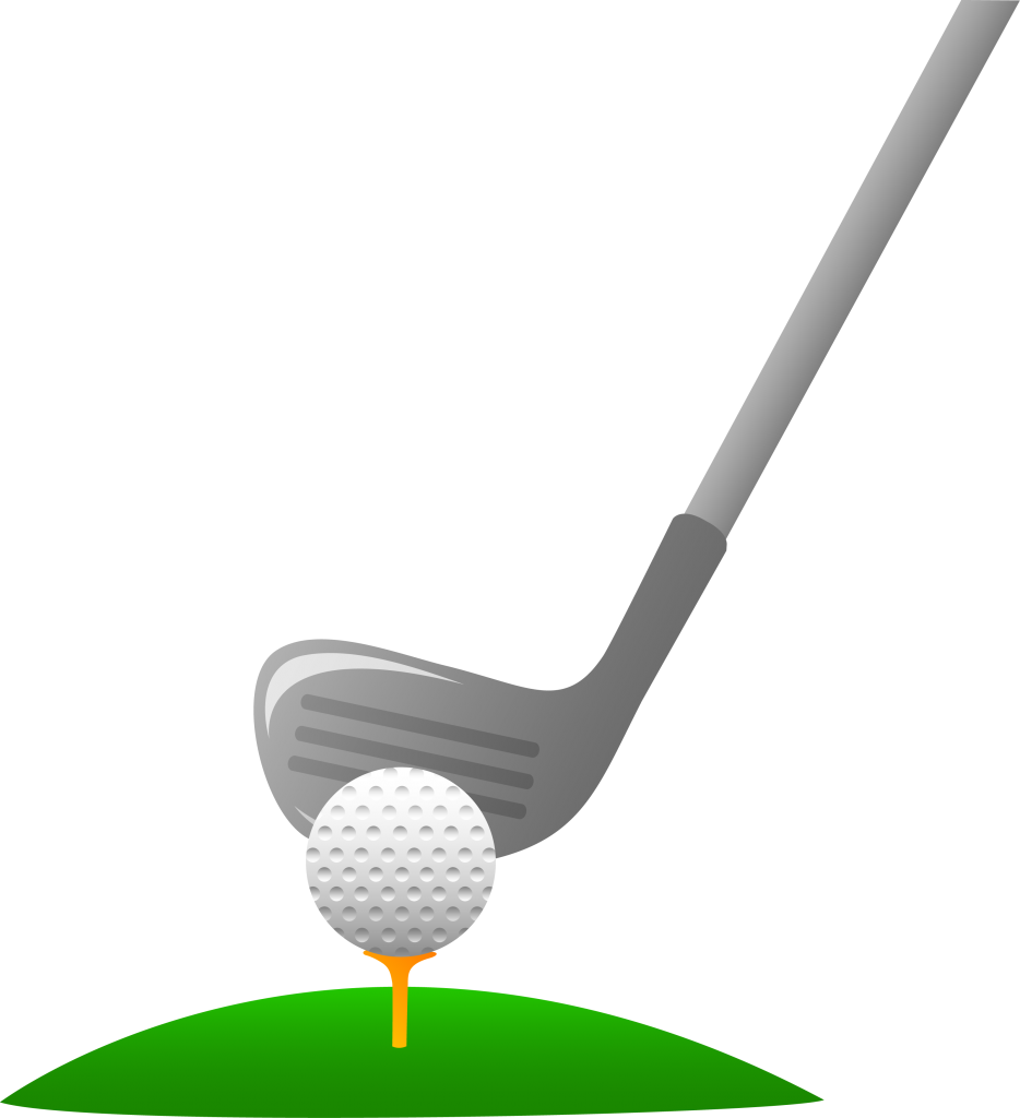 Closeup Of Golf Ball And Club Clipart Free Clip Art Images