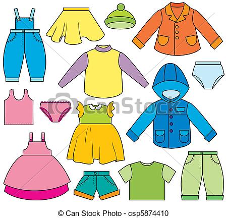 Fall Clothes Clip Art And Kid
