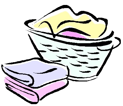 Laundry Clipart Overflowing L
