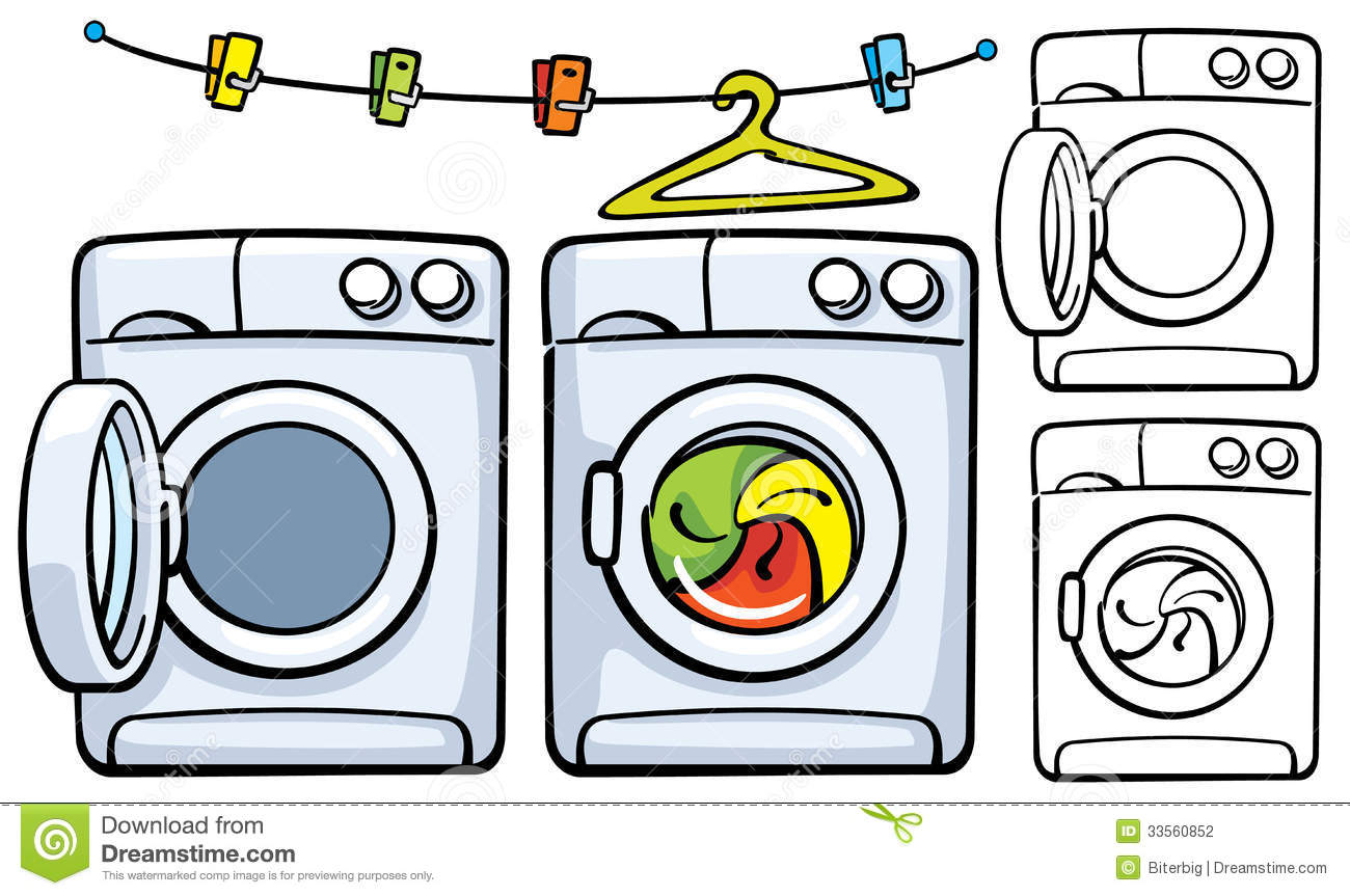 Clothespins And Washer Machine Stock Photography Image 33560852