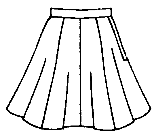 Clothing Clip Art Clothing Cl - Skirt Clipart