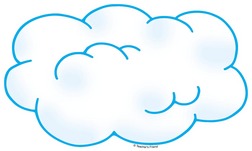 cloud clipart outline - Cloud Outline Clip Art