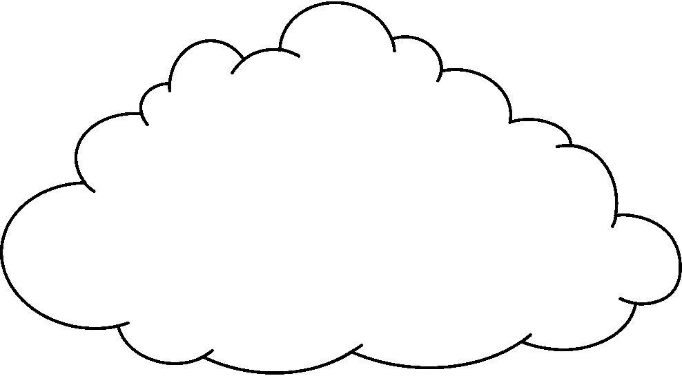 Cloud Clip Art - Clipartion c - Cloud Clip Art