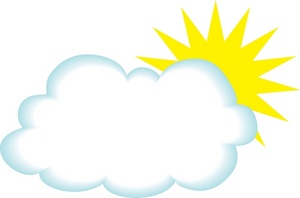 Cloud Clip Art - Sun And Clouds Clipart