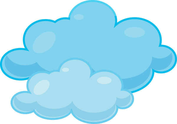 partly cloudy clipart black a
