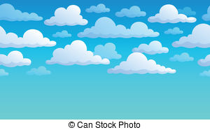 Cloudy sky background 7 . - Clipart Sky
