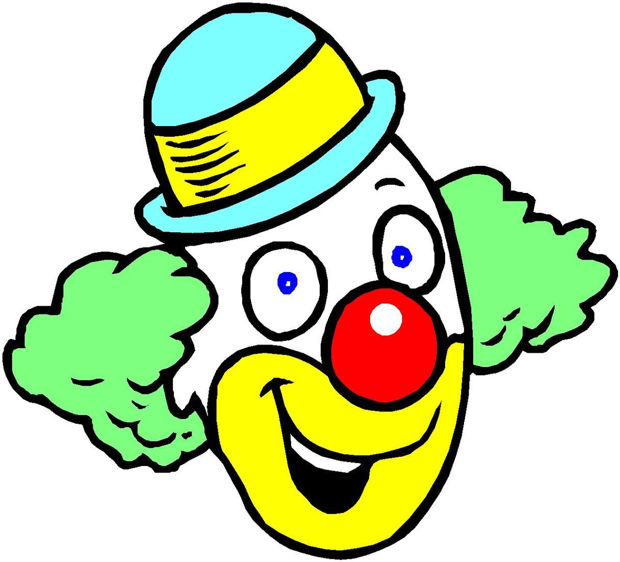 Clown clip art free clipart .