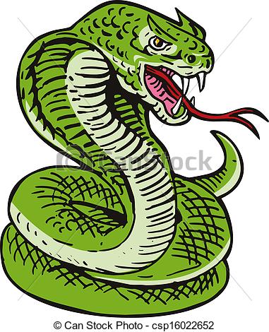 ... Cobra Viper Snake - Illustration of a cobra viper snake.