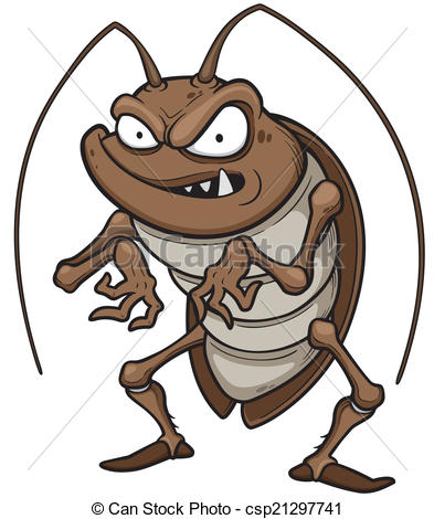 ... Cockroach - Vector illust - Cockroach Clipart