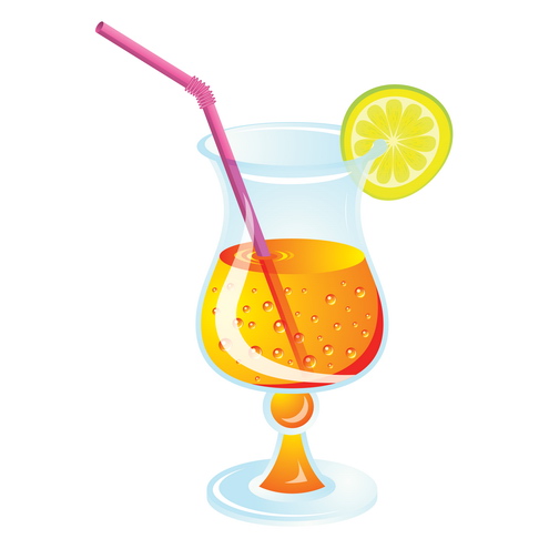 Cocktail clipart CA017 instant download. Free Cocktail Pictures