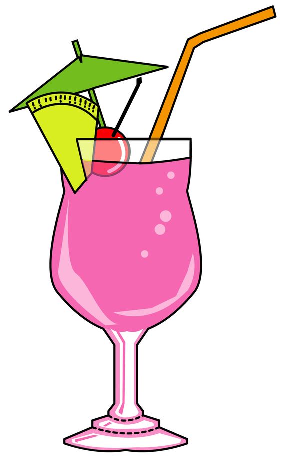 Cocktails and Travel; Clip Art Summer Drinks Clipart ...