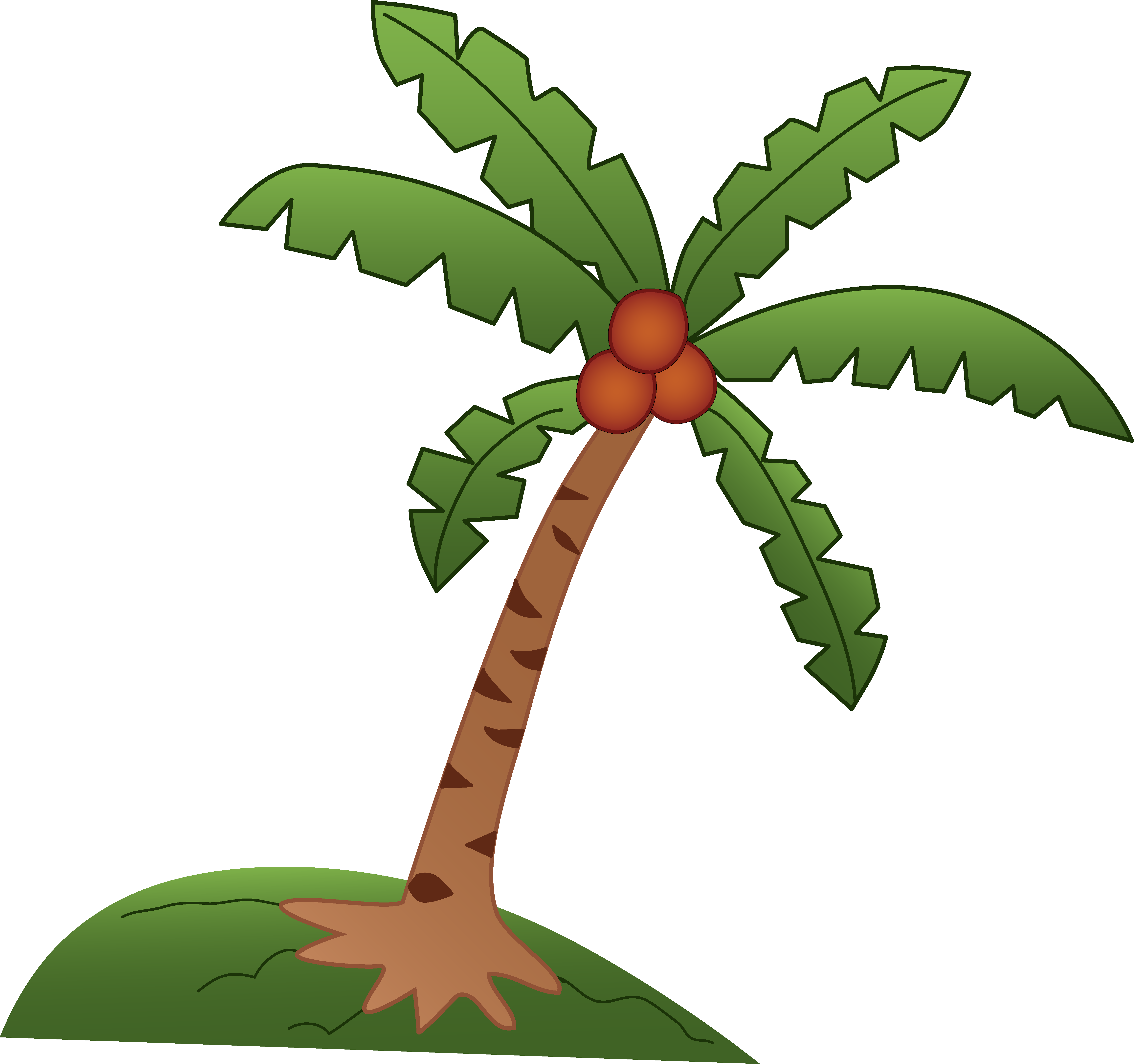 Coconut tree clipart png - .