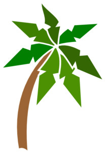 Coconut Tree clip art - vector .