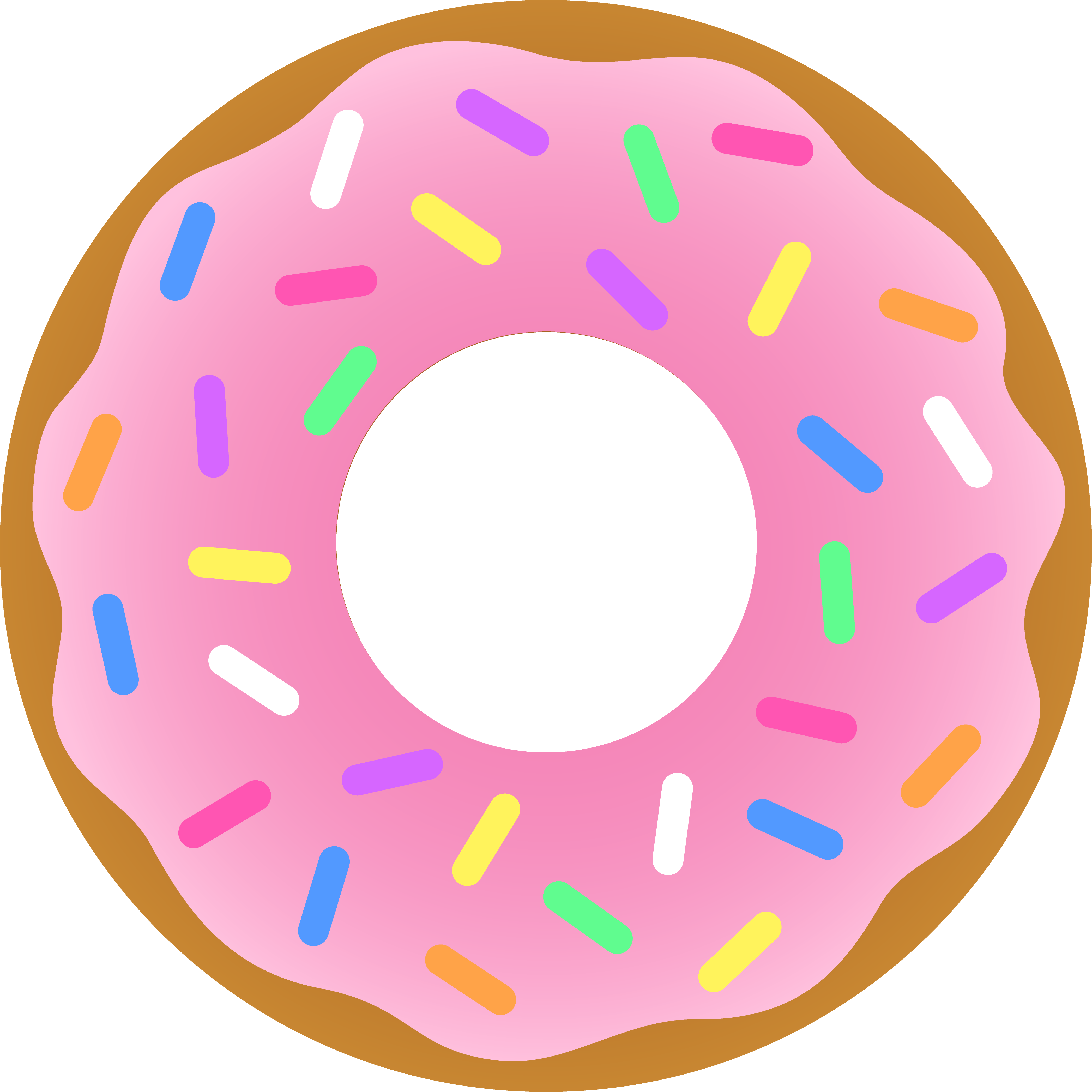 coffee and donuts clipart - Clip Art Donut