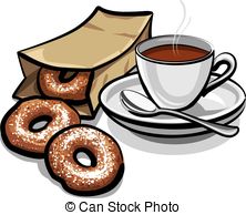 Coffee and Donuts Clip Art Fr - Coffee And Donuts Clipart